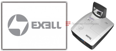 Интерактивный комплект Exell EWB9140 + BenQ MW855UST+