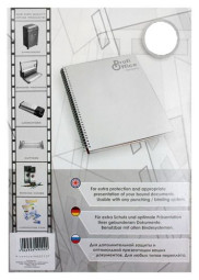 Обложки ProfiOffice, A4, картон, металлик, белые, 100 шт.