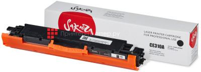Тонер-картридж SAKURA CE310A для HP Color LaserJet Pro CP1025/CP1025n (black), 1200 стр. (PP052420)