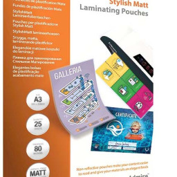 Пленка для ламинирования пакетная Fellowes, 303 х 426 мм, 80 мкм, матовая, 25 шт.