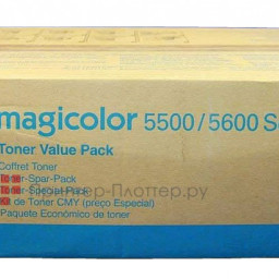 Тонер Konica Minolta Toner Value Kit комплект (C,M,Y), 3 шт.
