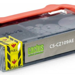 Картридж струйный Cactus CS-CZ109AE №655 черный (21,6 мл) для HP DJ IA 3525/5525/4525