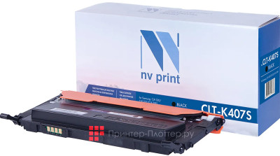 Картридж NVP совместимый NV-CLT-K407S Black для Samsung CLP 320/ 320N/ 325/ 325W/ CLX 3180/ 3180FN/ 3180FW/ 3185/ 3185FW/ 3185N/ 3185FN/ 3185W (1500k)