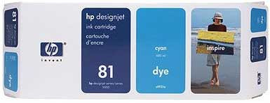 Картридж HP 81 UV (cyan) и печатающая головка, набор, 680 мл