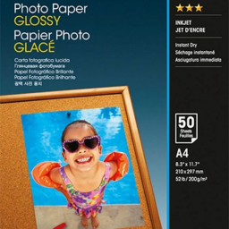 Бумага Epson Photo Paper Glossy, глянцевая, A4 (210 x 297 мм), 200 г/кв.м (50 листов)