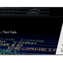 Тонер-картридж HP 126A (cyan, magenta, yellow) набор, 3 шт. x 1000 стр.