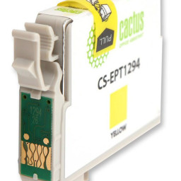 Картридж струйный Cactus CS-EPT1294 желтый (10мл) для Epson B42/BX305/BX305F/BX320/BX525/BX625/SX420/SX425/SX525/SX623