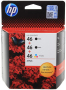 Картридж HP 46 Advantage (2x BK, 1x CMY)