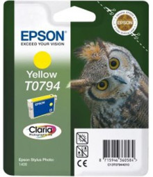 Картридж Epson Claria Photographic Ink T0794 Singlepack (yellow)