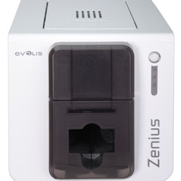 Карт-принтер Evolis Zenius Expert (серо-голубой)
