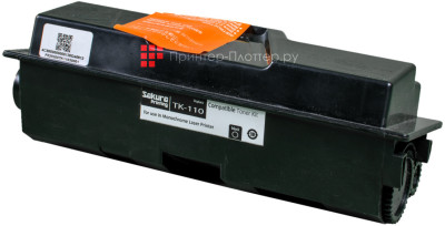 Тонер-картридж SAKURA TK110 для Kyocera Mita (black), 7200 стр. (PP051824)
