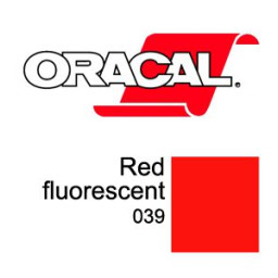 Пленка Oracal 6510 F039 (красный), 110мкм, 1000мм x 50м (4011363119373)
