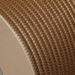 Пружины в бобине металлические, шаг 3:1, диаметр 7/16, бронзовые, 28000 петель