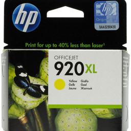 Картридж HP 920XL (yellow), 6 мл