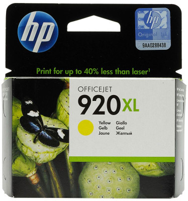 Картридж HP 920XL (yellow), 6 мл