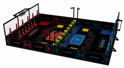 Makeblock соревновательное поле 2022 MakeX Challenge Arena