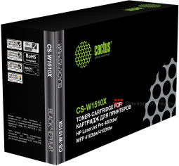 Тонер-картридж Cactus Toner CS-W1510X для HP LaserJet Pro 4003dw, 4103fdw, 4103dw (black), 9700 стр.