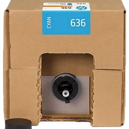 Картридж HP 636 Ink Cartridge (cyan), 3 л