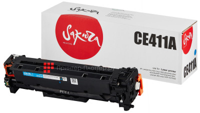 Тонер-картридж SAKURA CE411A для HP Color LaserJet Pro 400 M451/M475 (cyan), 2600 стр. (PP052364)