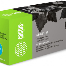 Блок фотобарабана Cactus CS-CE314A черный ч/б: 14000 стр. для HP CLJ CP1012 Pro/CP1025 Pro/CP1025nw Pro/CP1025 Pro Plus HP