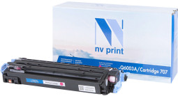 Картридж NVP совместимый NV-Q6003A/NV-707 Magenta универсальные для HP/Canon Color LaserJet 1600/ 2600n/ 2605/ 2605dn/ 2605dtn/ LBP 5000 i-Sensys Laser Shot/ 5103 (2000k)