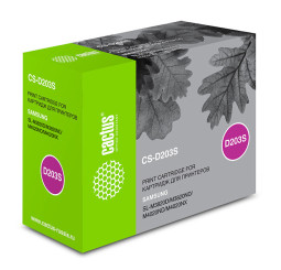 Картридж лазерный Cactus CS-D203S черный (3000стр.) для Samsung SL-M3820D/M3820ND/M4020ND/M4020NX