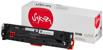 Тонер-картридж SAKURA CF210X для HP Color LaserJet Pro 200 M251/276 (black), 2400 стр. (PP052301)