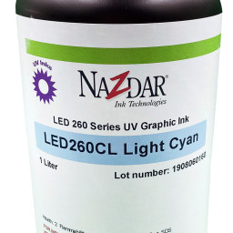 УФ-чернила Nazdar 260 UV (light cyan), 1 л