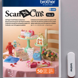 Brother набор шаблонов для 3D поделок из бумаги