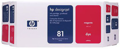 Картридж HP 81 UV (magenta) и печатающая головка, набор, 680 мл