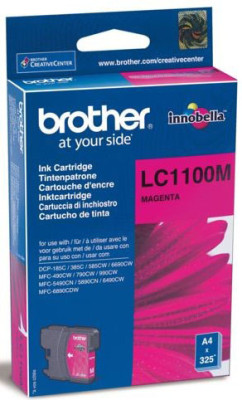 Картридж Brother LC-1100M (magenta), 325 стр.
