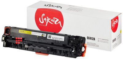 Тонер-картридж SAKURA CE412A для HP Color LaserJet Pro 400 M451/M475 (yellow), 2600 стр. (PP052350)