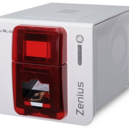 Карт-принтер Evolis Zenius Expert Mag ISO (огненно-красный)