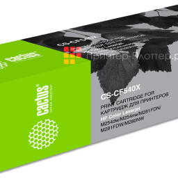 Картридж лазерный Cactus CS-CF540X черный (3200 стр.) для HP LJ M254dw/M280nw/M281fdn