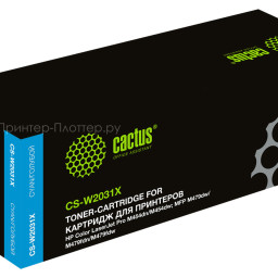 Картридж лазерный Cactus CS-W2031X 415X голубой (6000 стр.) для HP LJ M454/MFP M479