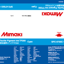 Чернила Mimaki TP250 Textile Pigment Ink (cyan), 2 л