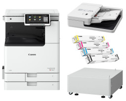 МФУ Canon imageRUNNER ADVANCE DX C3826i компл. (осн. блок, рев. автопод. DADF-BA1, тумба Type-S3, тонер C-EXV49)