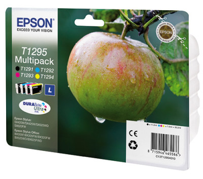 Картридж Epson DURABrite Ultra Ink T1295 комплект (C,M,Y,K) 4шт (C13T12954012, C13T12954010)