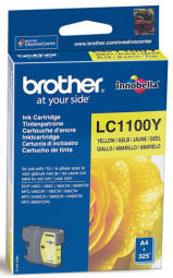 Картридж Brother LC-1100Y (yellow), 325 стр.
