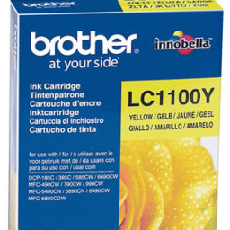 Картридж Brother LC-1100Y (yellow), 325 стр.