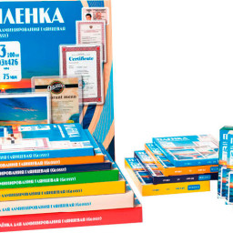 Пленка для ламинирования пакетная Office Kit, 303 x 426 мм, 175 мкм, глянцевая, 100 шт.