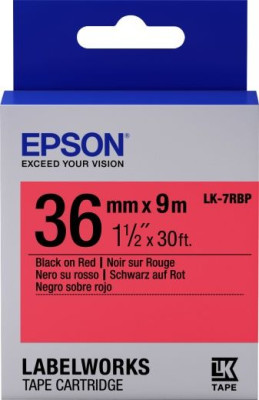 Термотрансферная лента Epson красная LK7RBP