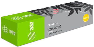 Картридж лазерный Cactus CS-WC123 006R01182 черный (30000 стр.) для Xerox WC 133/M123/M128/Pro123