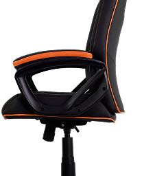 Профессиональное игровое кресло ThunderX3 TGC10-BO (оранжево-черный)