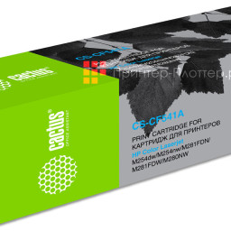 Картридж лазерный Cactus CS-CF541A голубой (1400 стр.) для HP LJ M254dw/M280nw/M281fdn