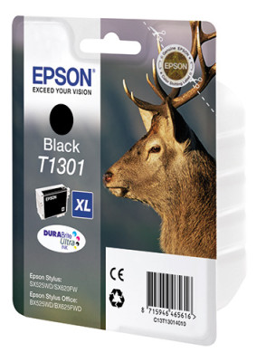 Картридж Epson DURABrite Ultra Ink T1301 Singlepack (black) (C13T13014012, C13T13014010)