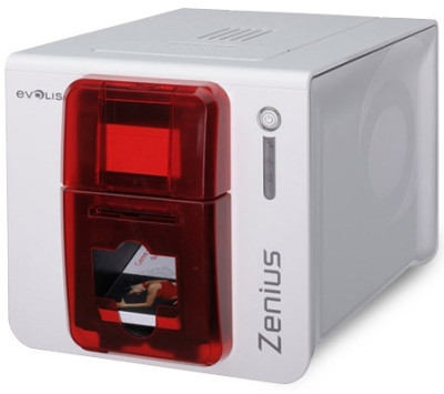Карт-принтер Evolis Zenius Expert Smart and Contactless с кодировщиком для смарт-карт и бесконтактных карт OMNIKEY 5122 (огненно-красный)