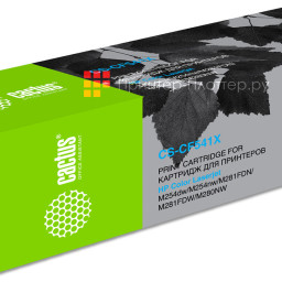 Картридж лазерный Cactus CS-CF541X голубой (2500 стр.) для HP LJ M254dw/M280nw/M281fdn