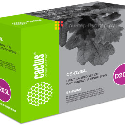 Картридж лазерный Cactus CS-D205L черный (5000стр.) для Samsung ML-3310/3710/SCX-5637/4833