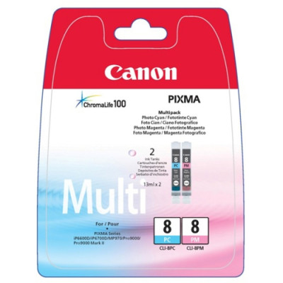 Картридж Canon CLI-8 PC/PM Multipack набор (photo cyan, photo magenta), 2 шт